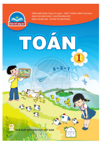 Toán lớp 1 Chân Trời Sáng Tạo