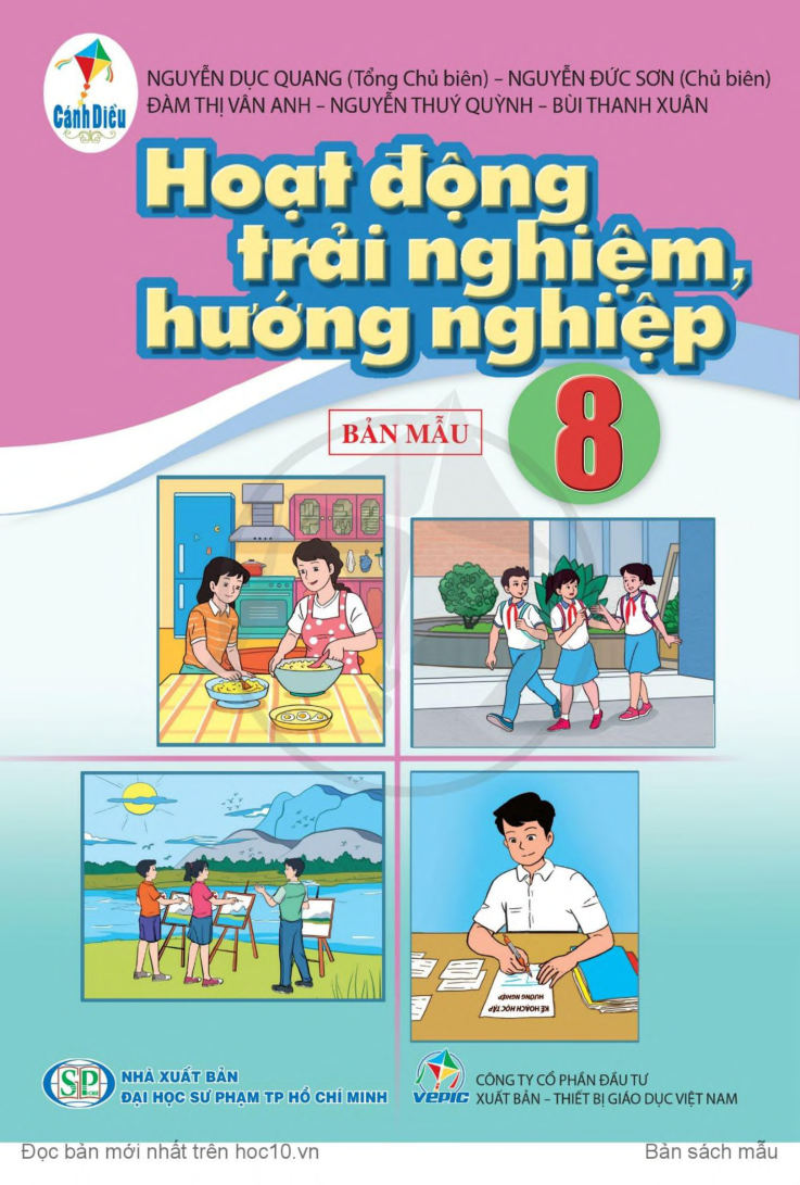 Hoạt động trải nghiệm hướng nghiệp lớp 8 Cánh Diều